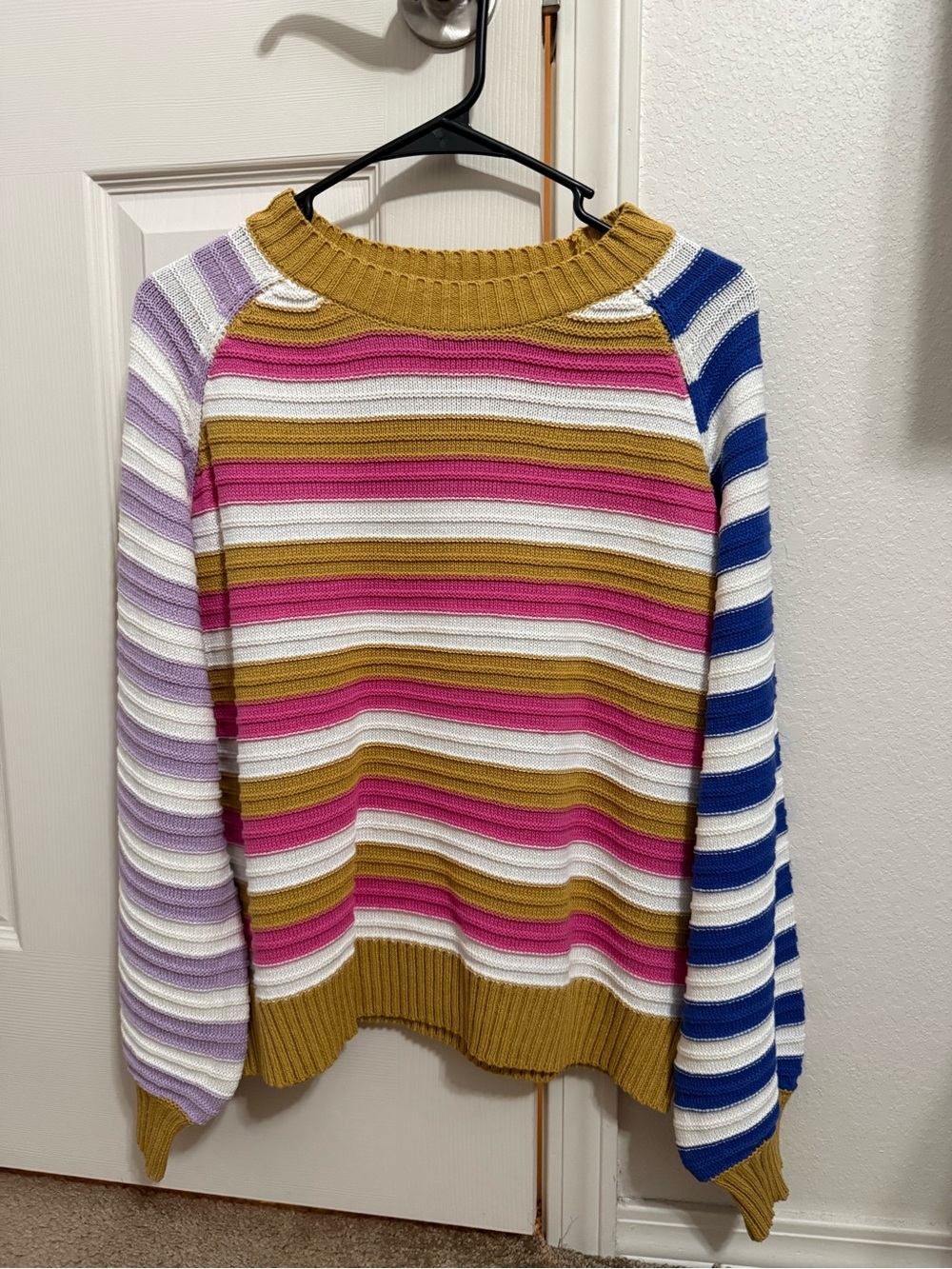 Striped Multicolor Crewneck Sweater